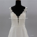 Royal sweetheart heavy embroidered rhinestone corset wedding dress